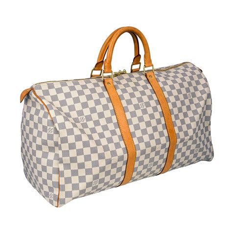 lv duffle white|Lv duffle bag monogram.